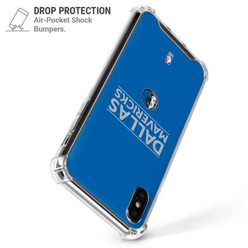 NBA Dallas Mavericks Standard - Light Blue iPhone XS Max Clear Case